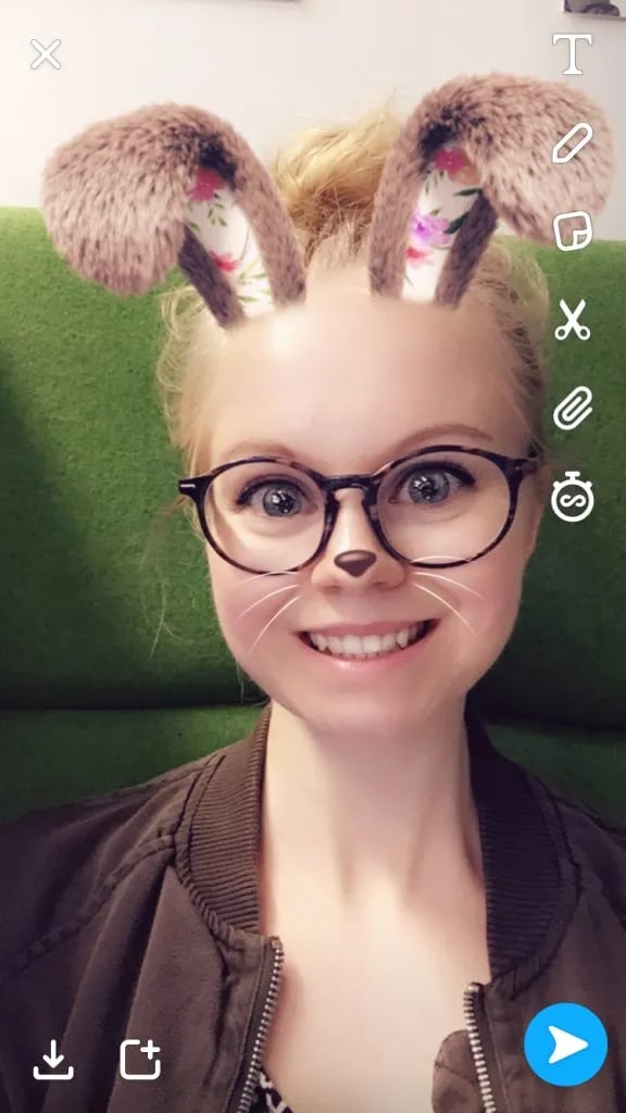 Snapchat-naamafiltterit vaihtuvat tiuhaan.