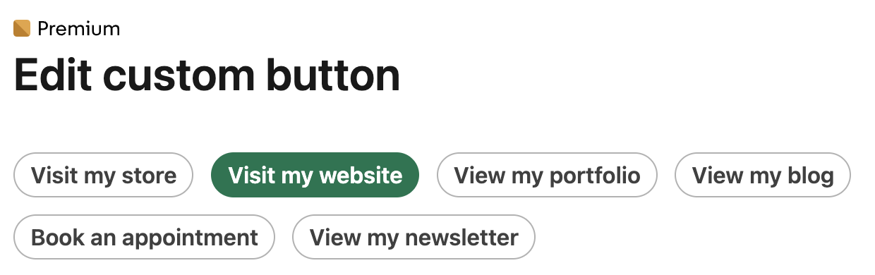 Linkedin henkilöprofiilin CTA