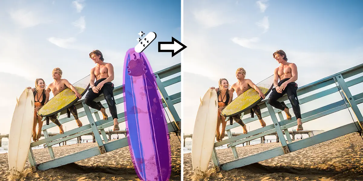 Adobe Photoshop poistotyökalu