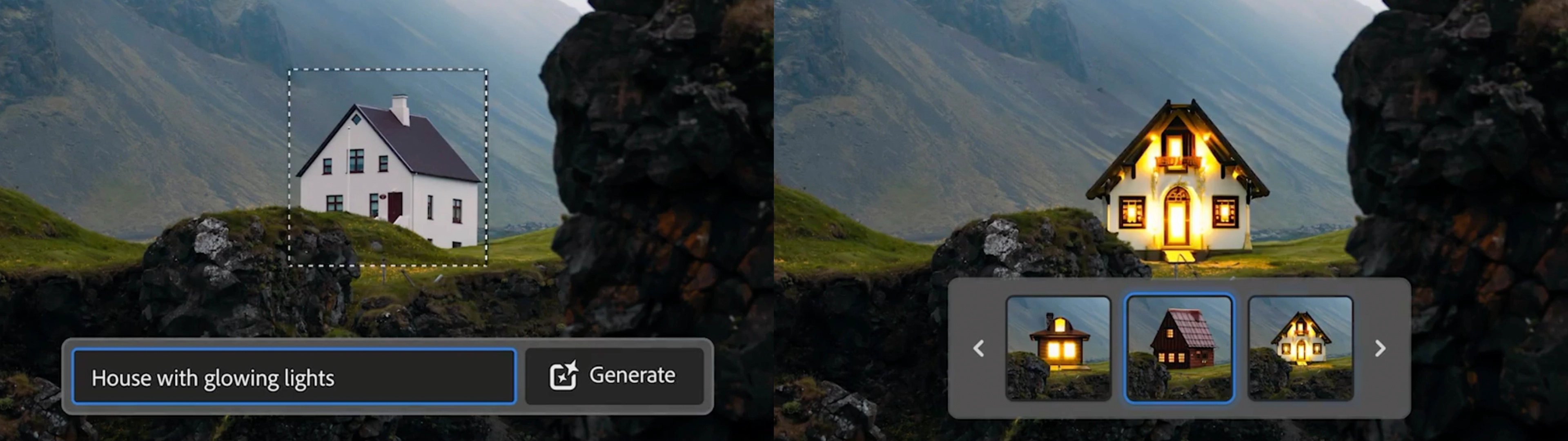 Adobe Photoshop generatiivinen täyttö