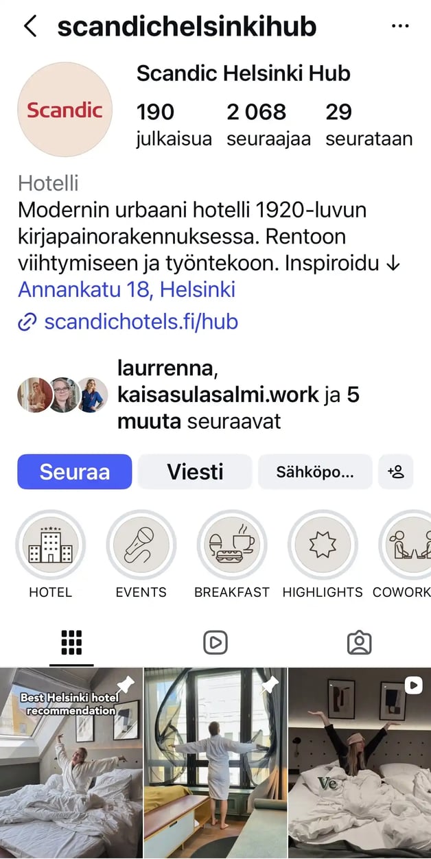 instagram seo scandic