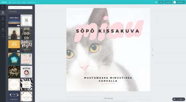 Canva – ota haltuun paras ilmainen kuvankäsittelyohjelma