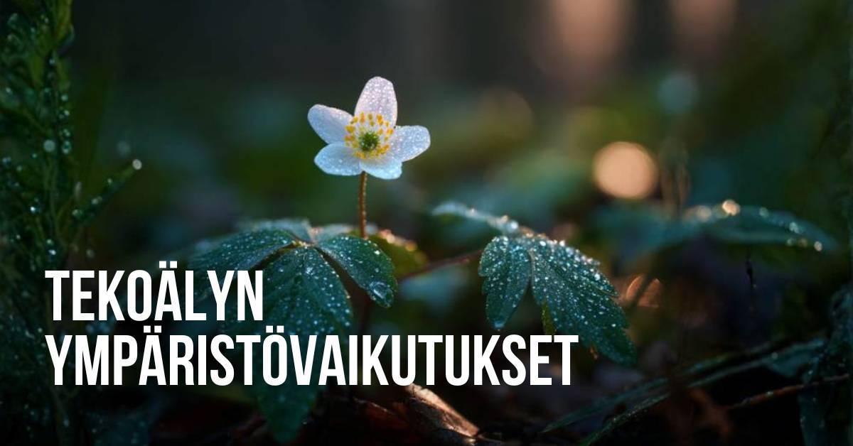 Tekoälyn käytön ympäristövaikutukset